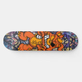 Skateboard Personalized Teddy Zombie (Horizontaal)