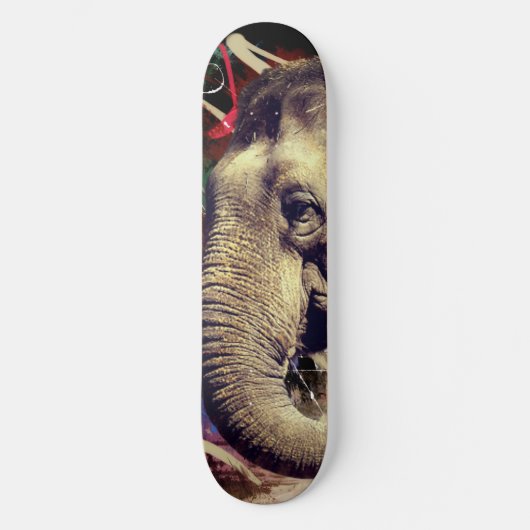 Skateboard Personalized URBAN Elephant (Voorkant)