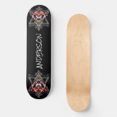 skateboard Personated Angry Tiger Sacred Shape (Voorkant)