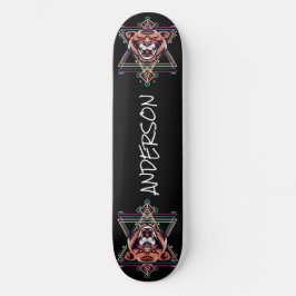 skateboard Personated Angry Tiger Sacred Shape
