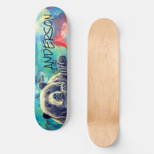 Skateboard Persoonlijke Hey BEER (Voorkant)