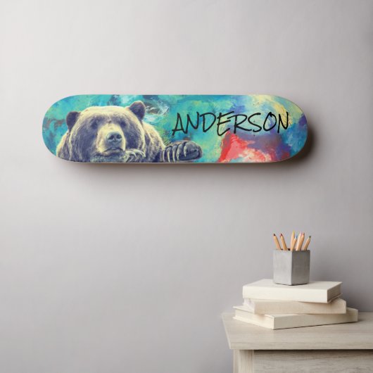 Skateboard Persoonlijke Hey BEER (Muurkunst (Horizontaal))