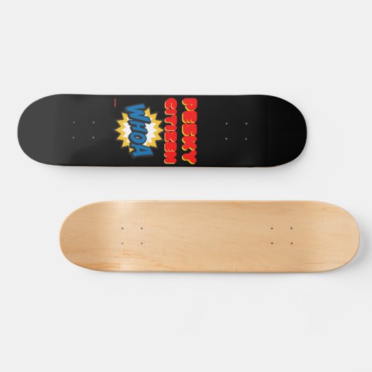 skateboard "PESKY CITIZEN" (Horizontaal)