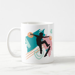Skateboard Peuter T-shirt Koffiemok