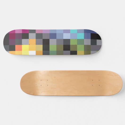 Skateboard Pixel Art-plank (Horizontaal)