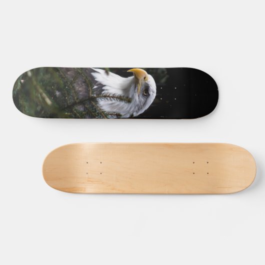 Skateboard Poderosa águila calva (Horizontaal)