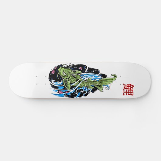 Skateboard Poisson Koi-stijl (Horizontaal)