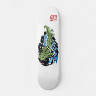 Skateboard Poisson Koi-stijl