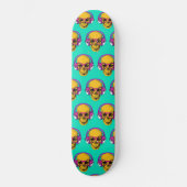 Skateboard - Pop Art Skull (Voorkant)