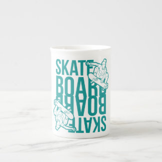 skateboard  porselein kop