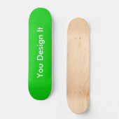 Skateboard Power Green (Voorkant)
