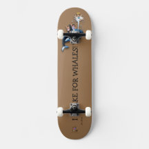 Skateboard Prince Patches "Ik rem voor walvissen!"