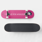 Skateboard Princess Starr "Ik rem voor walvissen!" (Horizontaal)