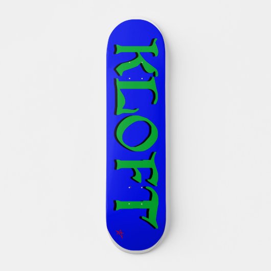 skateboard_pro KLOFT Persoonlijk Skateboard (Voorkant)