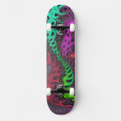 Skateboard Psicodélico - Diseño Vibrante (Voorkant)