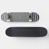 Skateboard Psychedelic Neon Ripples (Horizontaal)
