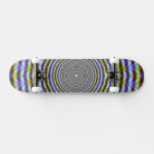 Skateboard Psychedelic Neon Ripples (Horizontaal)
