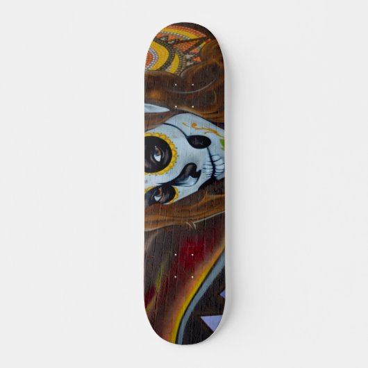 Skateboard - Psychedelic Street Art (Voorkant)