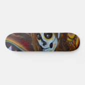 Skateboard - Psychedelische Straatkunst (Horizontaal)