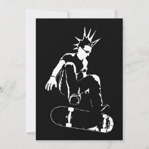 skateboard punk kaart