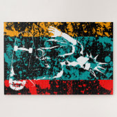 skateboard punk legpuzzel (Horizontaal)