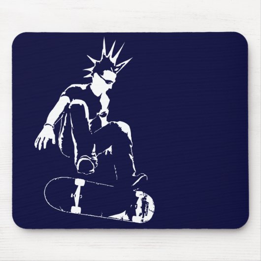 skateboard punk muismat (Voorkant)