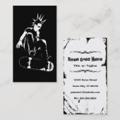 skateboard punk visitekaartje (Voorkant / Achterkant)