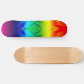 Skateboard, Rainbow Peace Symbol Skateboard (Horizontaal)
