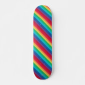 Skateboard Rainbow Vertical Stripe HAMbWG (Voorkant)