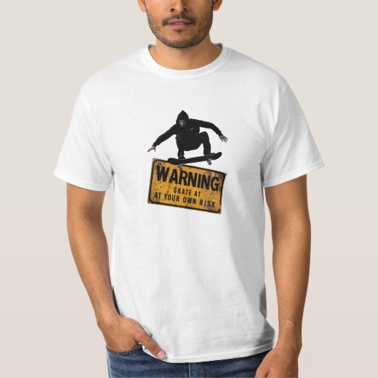 Skateboard Rebel T-shirt (Voorkant)