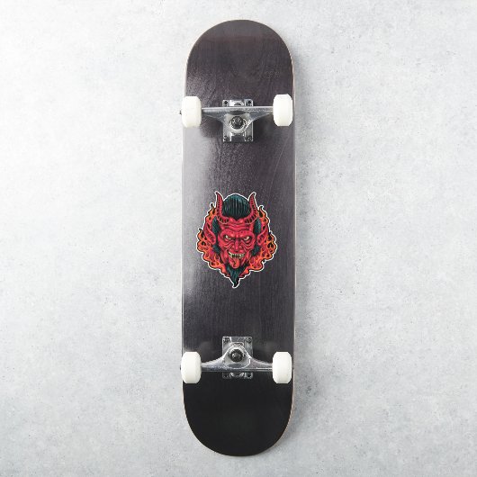 Skateboard Red Devil Sticker (Skateboard)