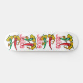 Skateboard Red Green Pepper (Horizontaal)