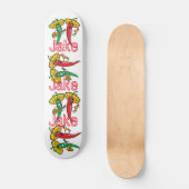 Skateboard Red Green Pepper (Voorkant)