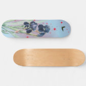 Skateboard RED STARS BLUE IRIS (Horizontaal)