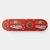 Skateboard Red Tigers (Horizontaal)
