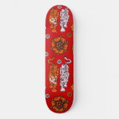 Skateboard Red Tigers (Voorkant)