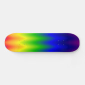 Skateboard - Regenbooggolf (Horizontaal)
