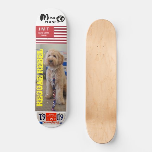 Skateboard REGGAE REBEL (Pet) (Voorkant)