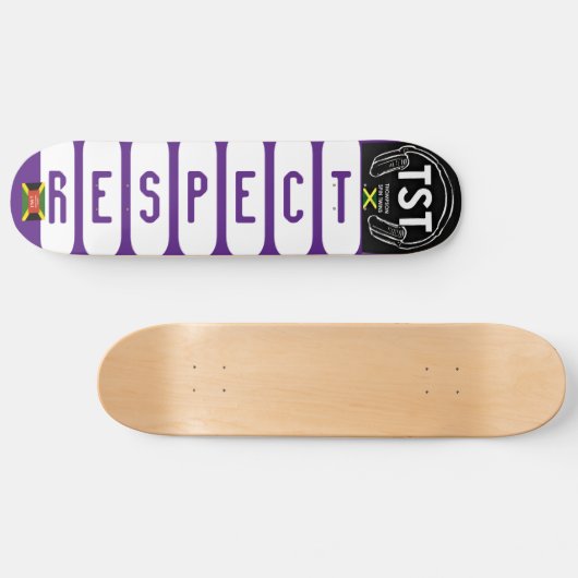Skateboard RESPECT (Horizontaal)