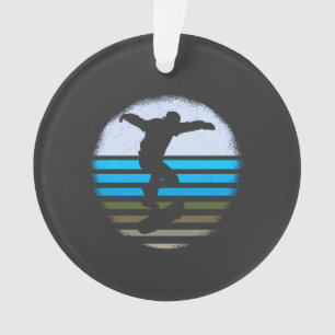 Skateboard Retro Ornament