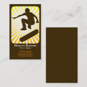 skateboard : retroflectoren : visitekaartje (Voorkant / Achterkant)