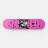 Skateboard, roze gothic fairy persoonlijk skateboard (Horizontaal)