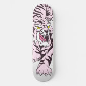 Skateboard roze Tiger (Voorkant)