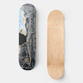 Skateboard "Rusted Chrome & Old Duct Tape" (Voorkant)