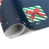 Skateboard Santa Cadeaupapier (Rol Hoek)