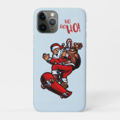 Skateboard Santa iPhone Case (Achterkant)