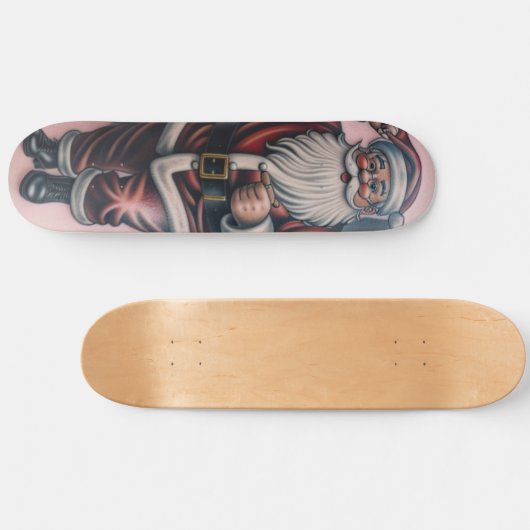 Skateboard Santa Tattoo 1 (Horizontaal)