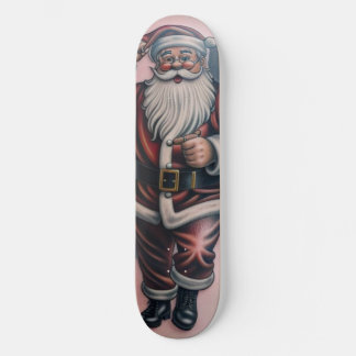 Skateboard Santa Tattoo 1