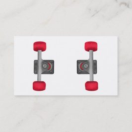 SkateBoard Schaats Shop Trucks and Wheels Visitekaartje