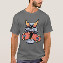 Skateboard Schedel T-shirt Jongens Tiener Straatmo
